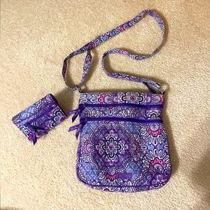 Vera Bradley Lilac Tapestry Purse & Wallet